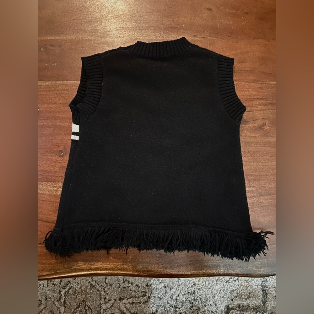 Cropped Sweater Vest ~ fits XS - Picture 3 of 8